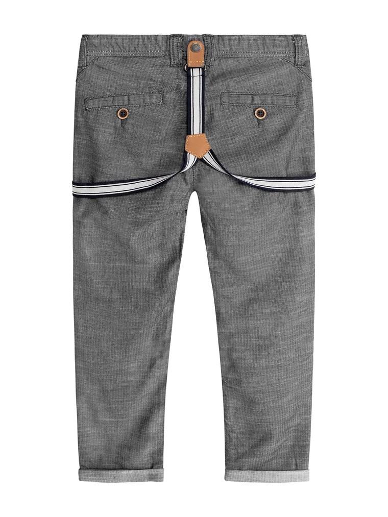 Chinos with braces
