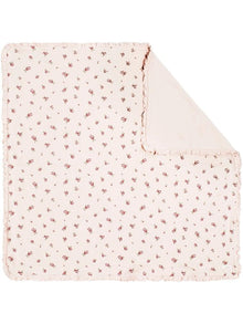 newbie baby Blanket with floral print pink
