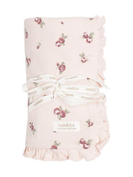 Blanket with floral print