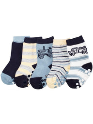 Baby socks with trucks