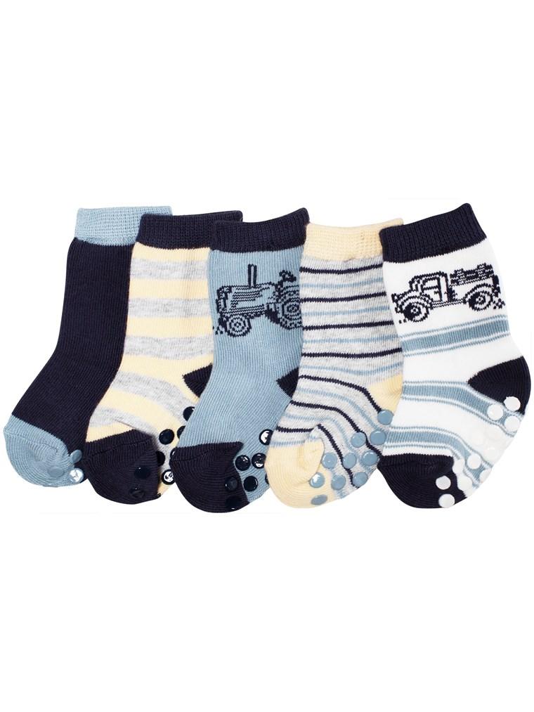 Baby socks with trucks