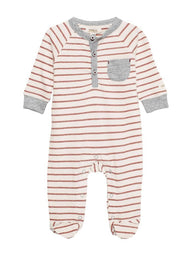 Sleepsuit with stripes