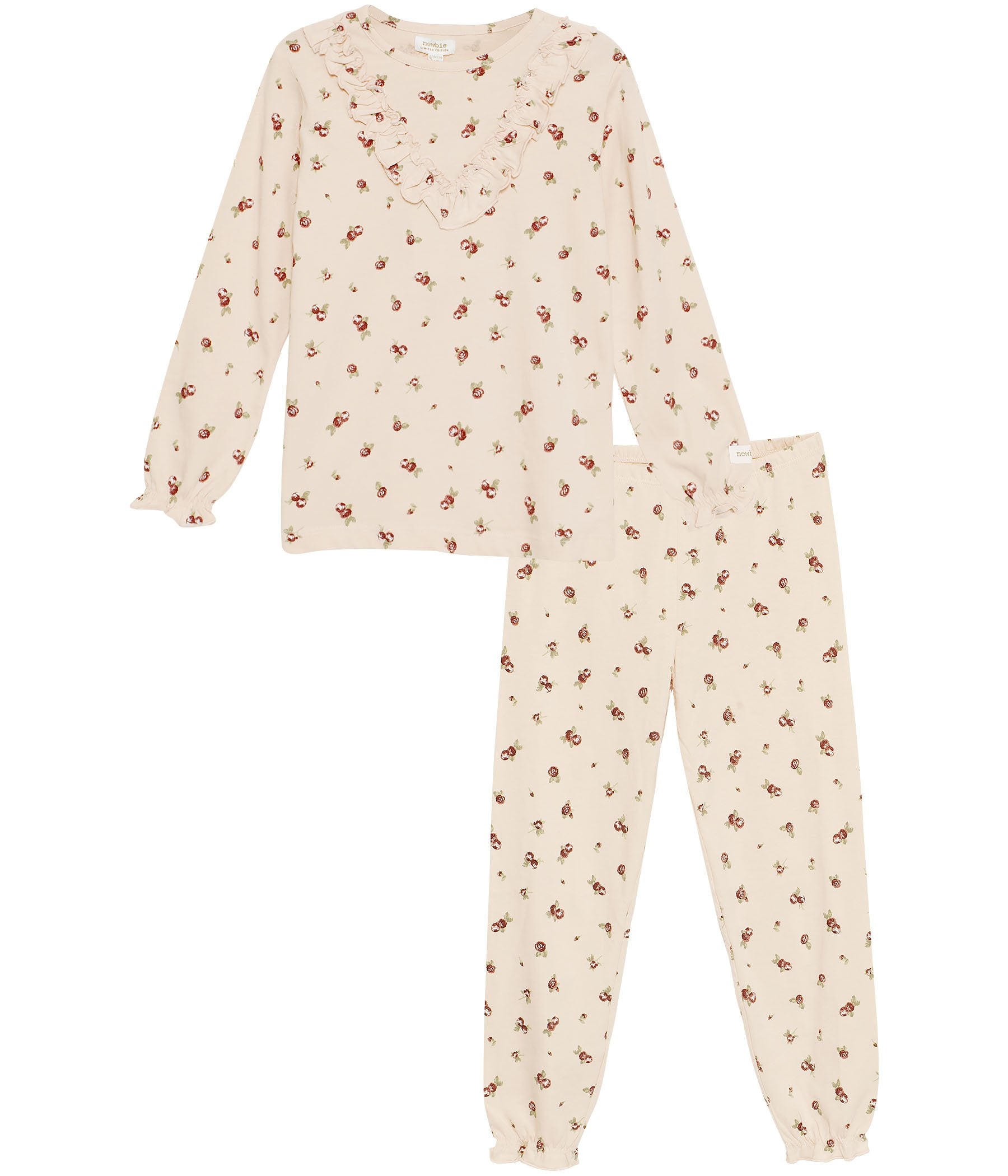Pyjamas with floral print