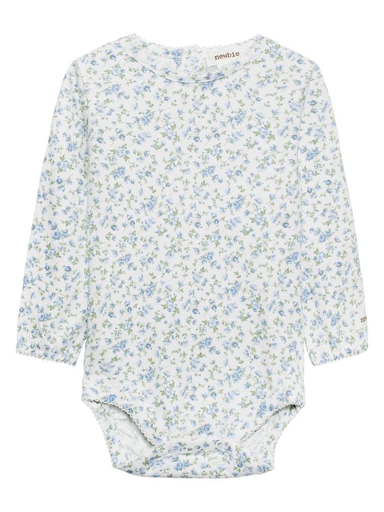 newbie baby Body with buttons print floral long sleeves 