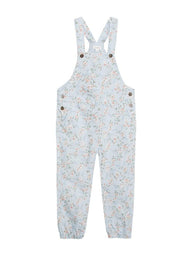 Dungarees with floral print