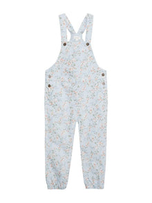 Dungarees with floral print