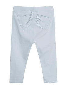 Basic baby leggings with bow