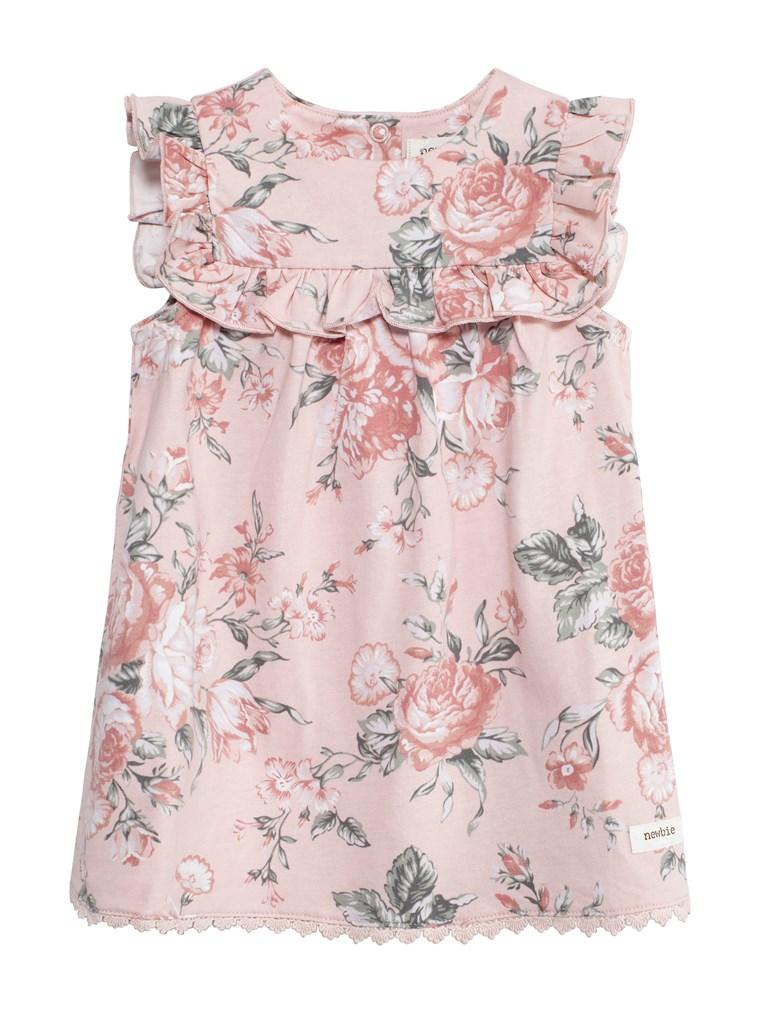 Baby dress with rose print