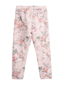 Sweatpants with rose print