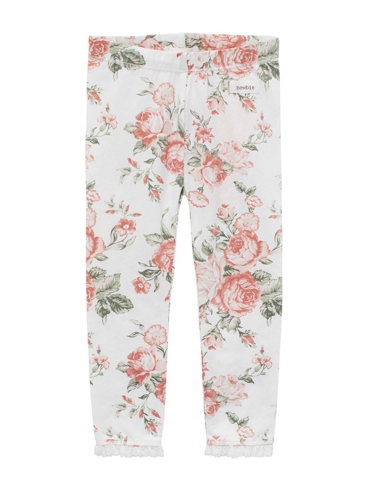 Leggings with floral print