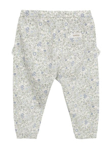 Baby sweatpants with floral print