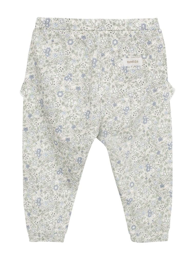 Baby sweatpants with floral print