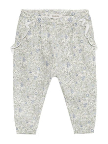 Baby sweatpants with floral print