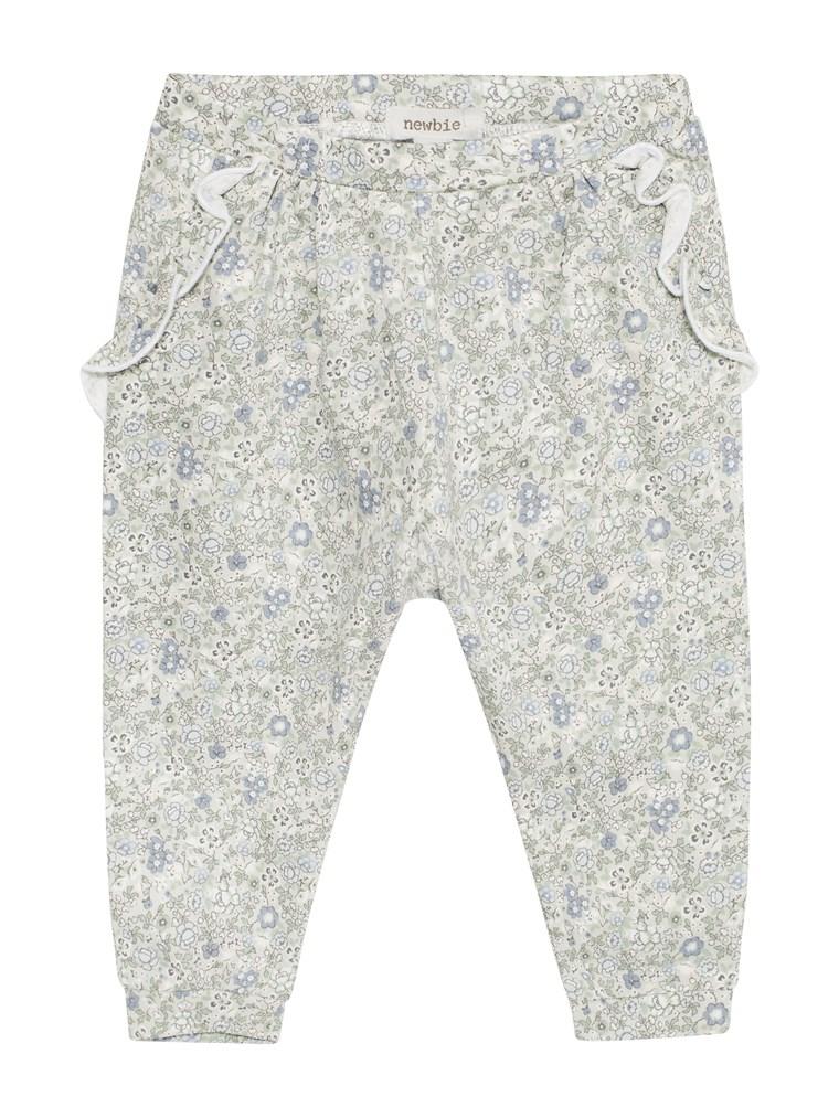 Baby sweatpants with floral print