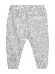 Baby sweatpants with floral print