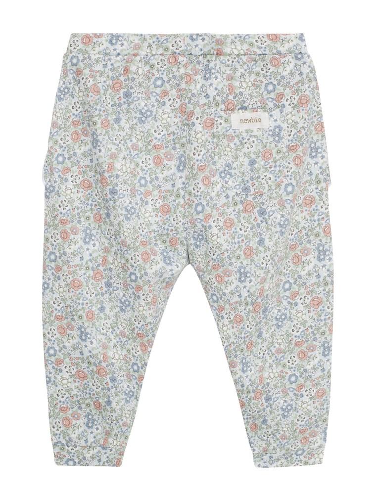 Baby sweatpants with floral print