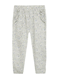 Sweatpants with floral print