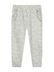 Sweatpants with floral print