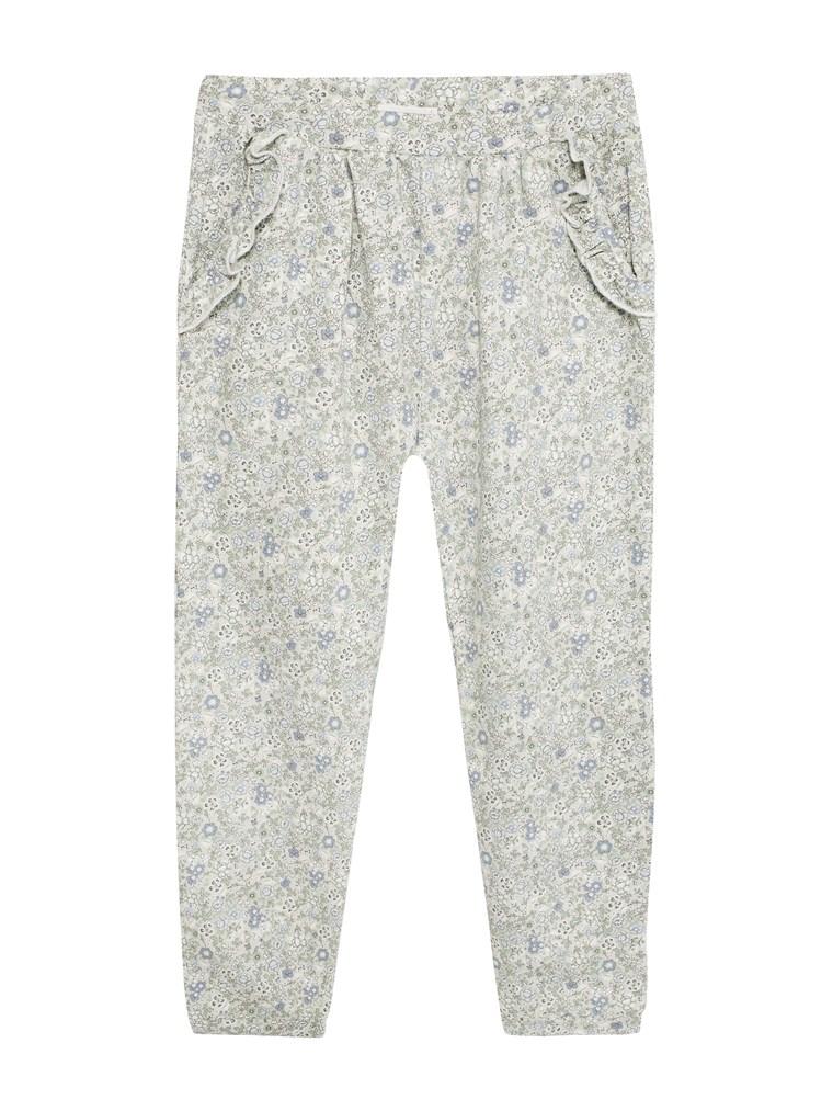 Sweatpants with floral print