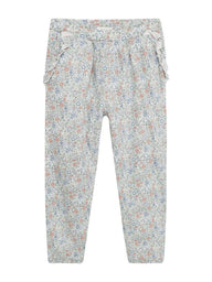 Sweatpants with floral print