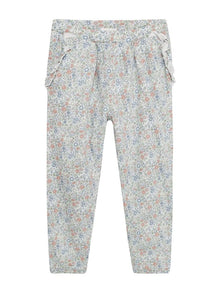 Sweatpants with floral print