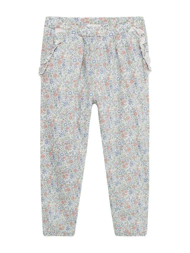 Sweatpants with floral print