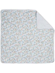 Baby blanket with floral print