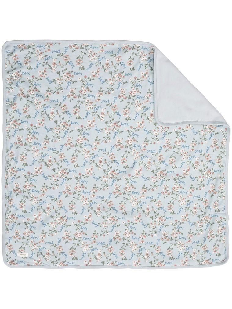 Baby blanket with floral print