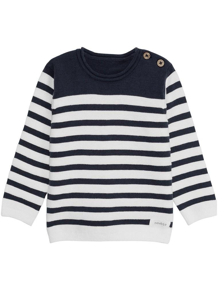Baby jumper with stripes