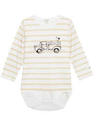 Body with truck print
