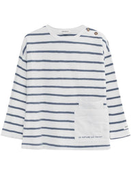 Long sleeved t-shirt with stripes
