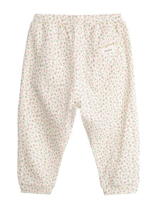 Baby sweatpants with flowers