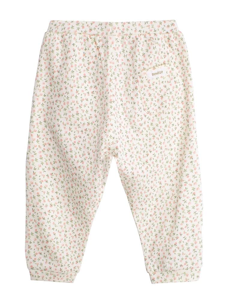Baby sweatpants with flowers