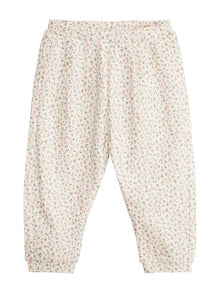 Baby sweatpants with flowers