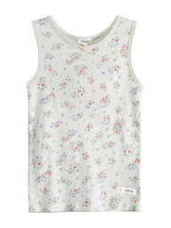 Vest top with floral print