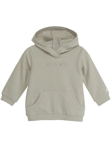 Baby hoody with slogan
