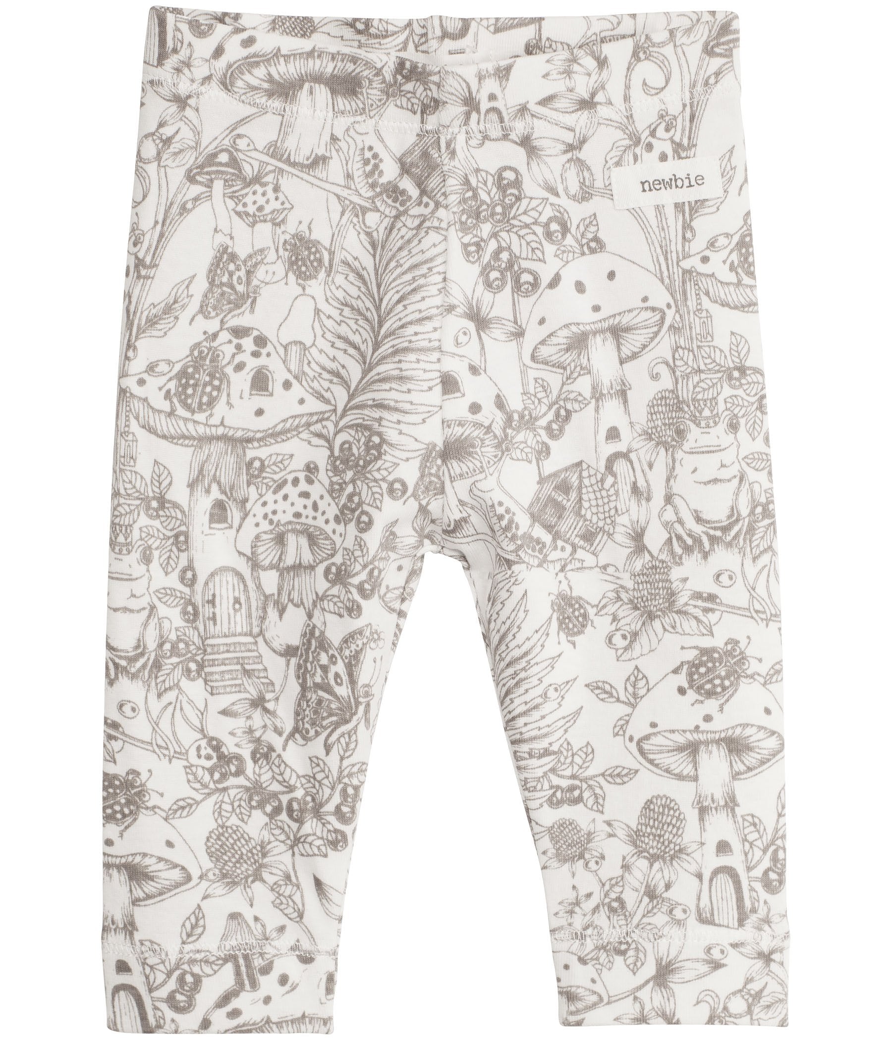 Baby leggings with nature print