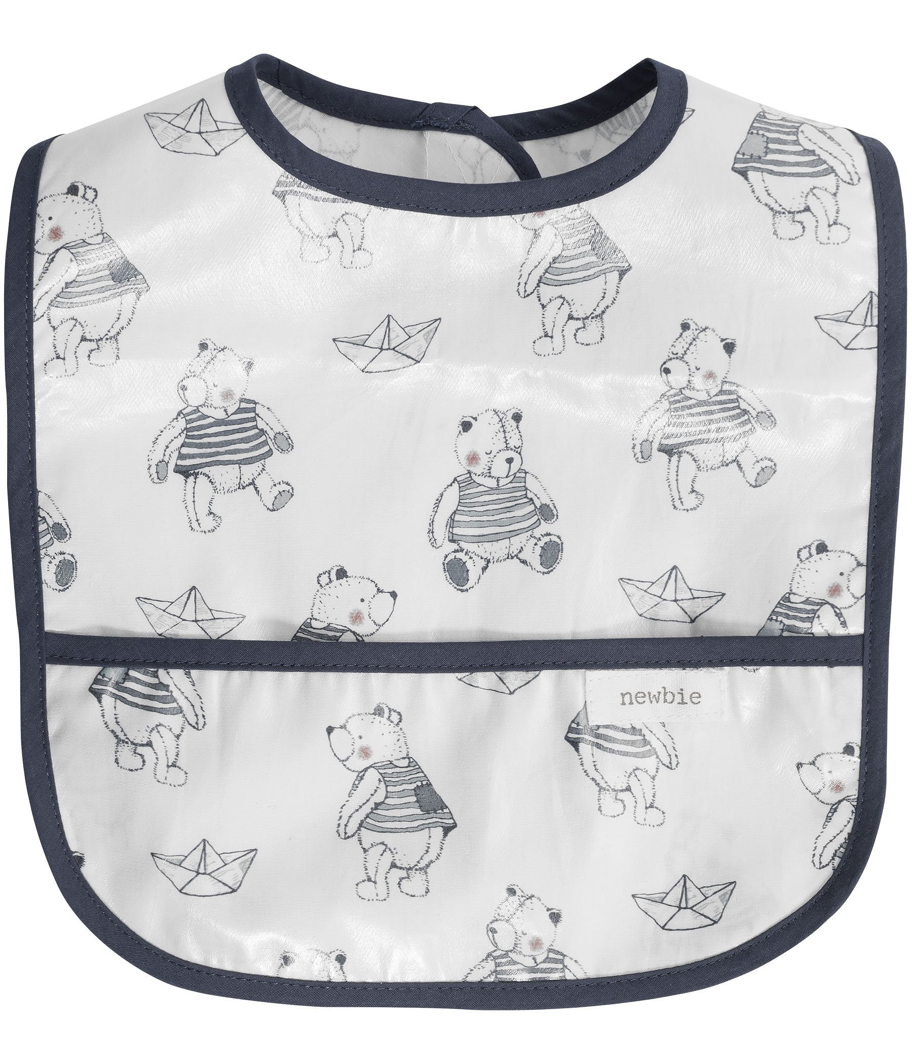 Bib with bear print