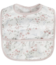 Bib with floral print