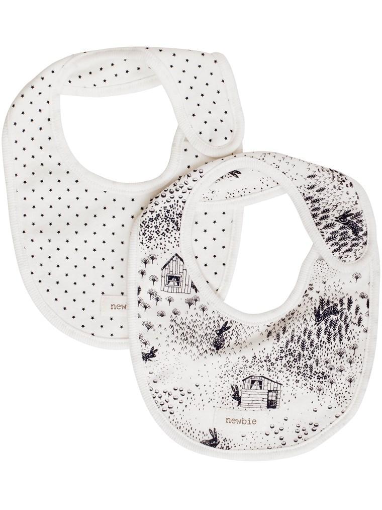 Bib with forest print