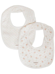 Bibs with floral print