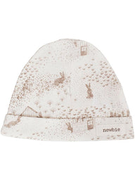 Baby hat with bunny print
