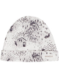 Baby hat with bunny print
