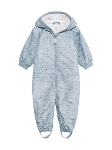 Baby waterproof pramsuit with stirrups