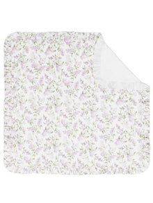 Floral print blanket