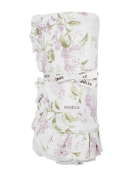 Floral print blanket