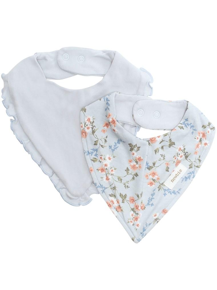 Bibs with floral print