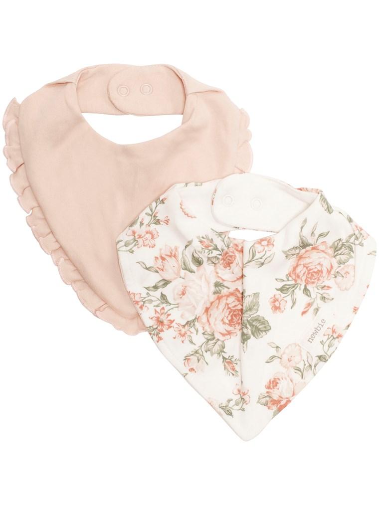 Bibs with rose print