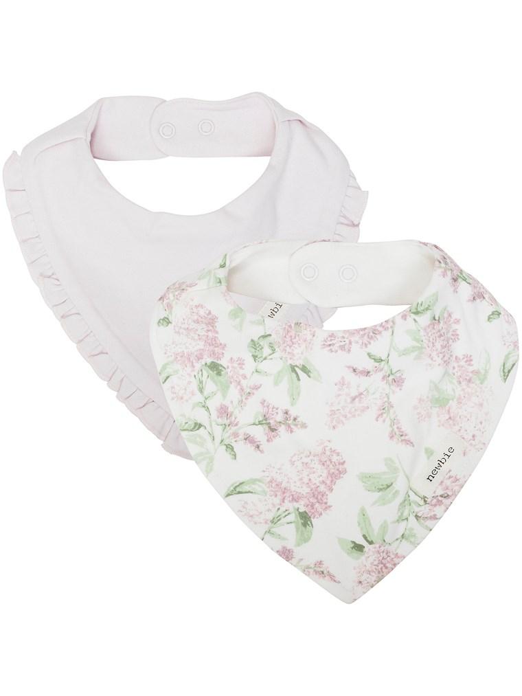 Floral print baby bibs