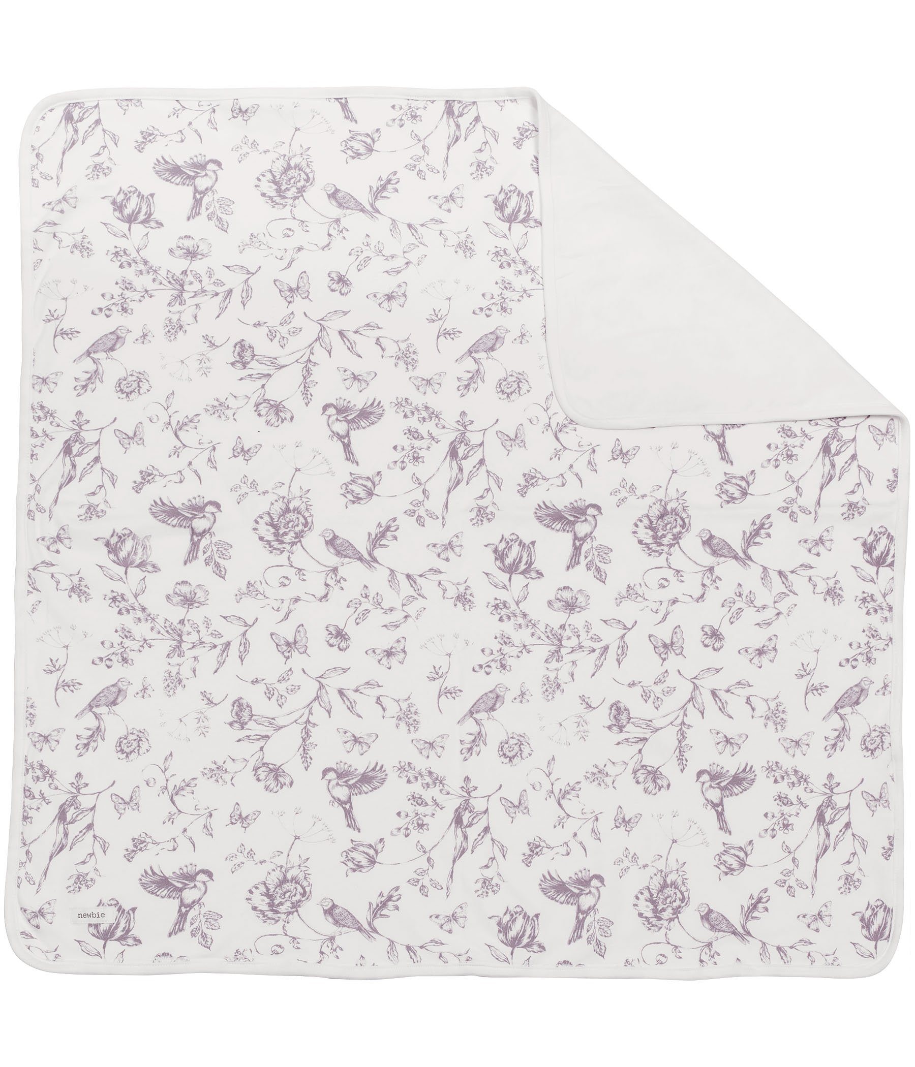 Blanket with floral print
